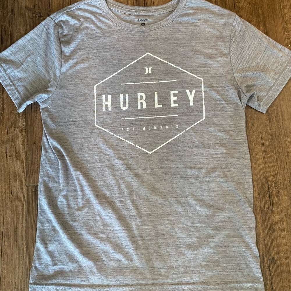 Hurley Light Gray Short Sleeve Tee